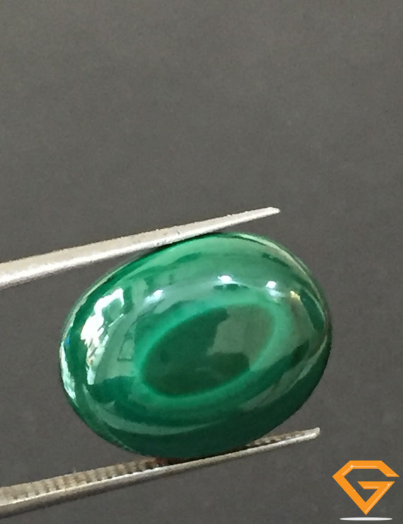 16.94 ct Natural Certified Malachite stone